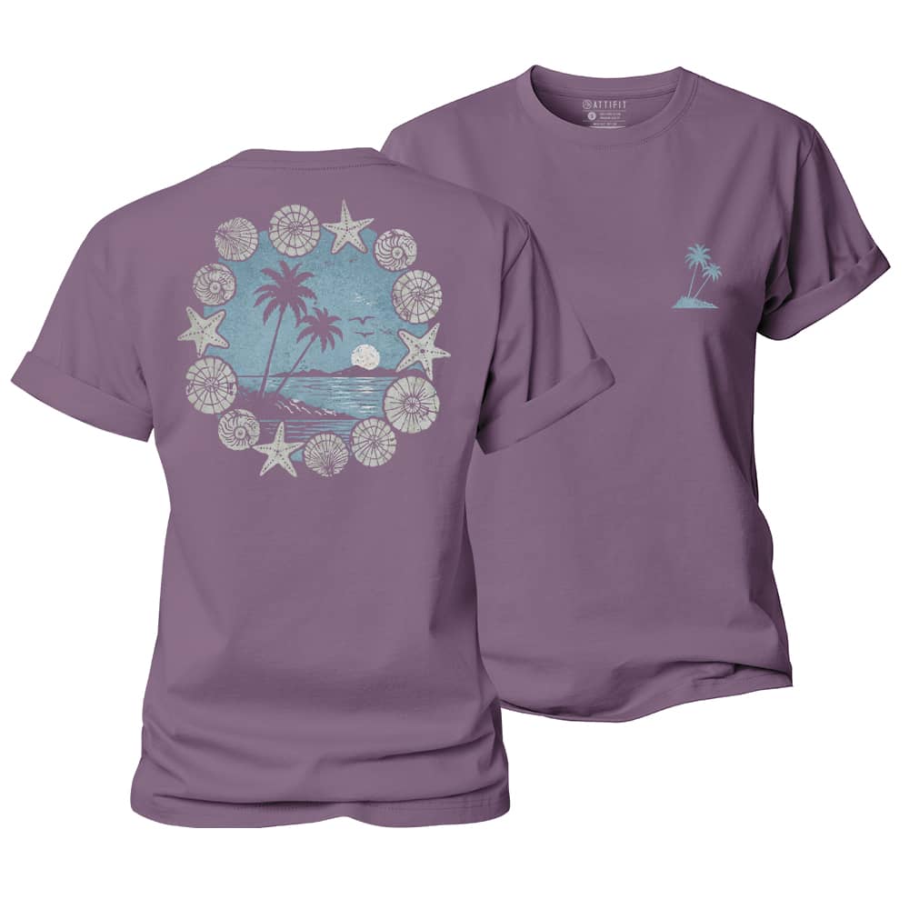 Shell Palm Women's Cotton T-Shirt