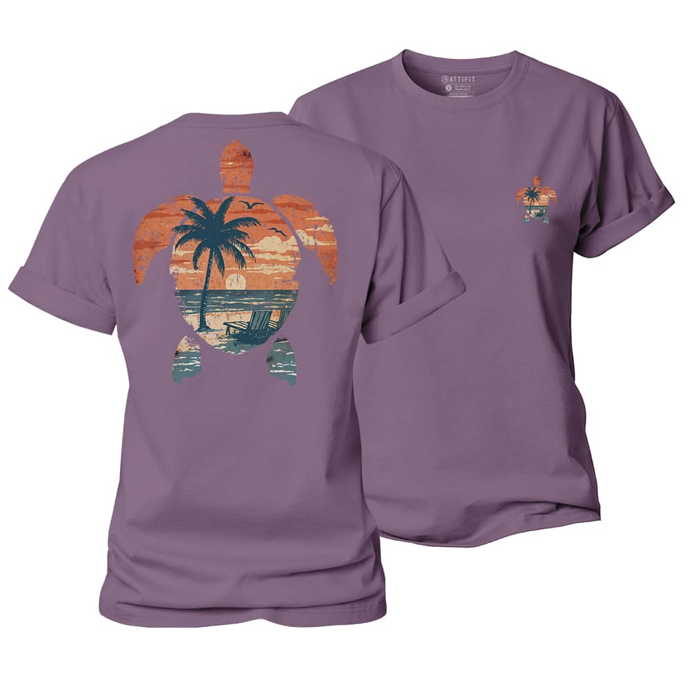 Colorful Turtle Women's Cotton T-Shirt