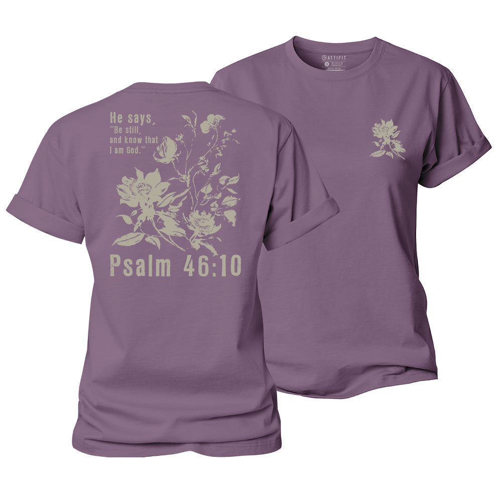 Psalm 46:10 Women's Cotton T-Shirt