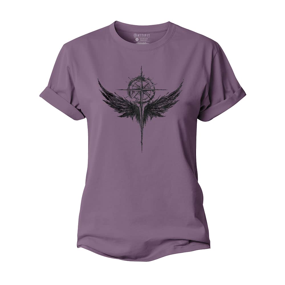 Wings Compass Women's Cotton T-Shirt