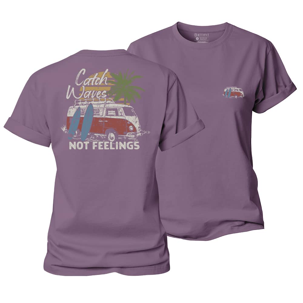 Catch Waves Women's Cotton T-Shirt
