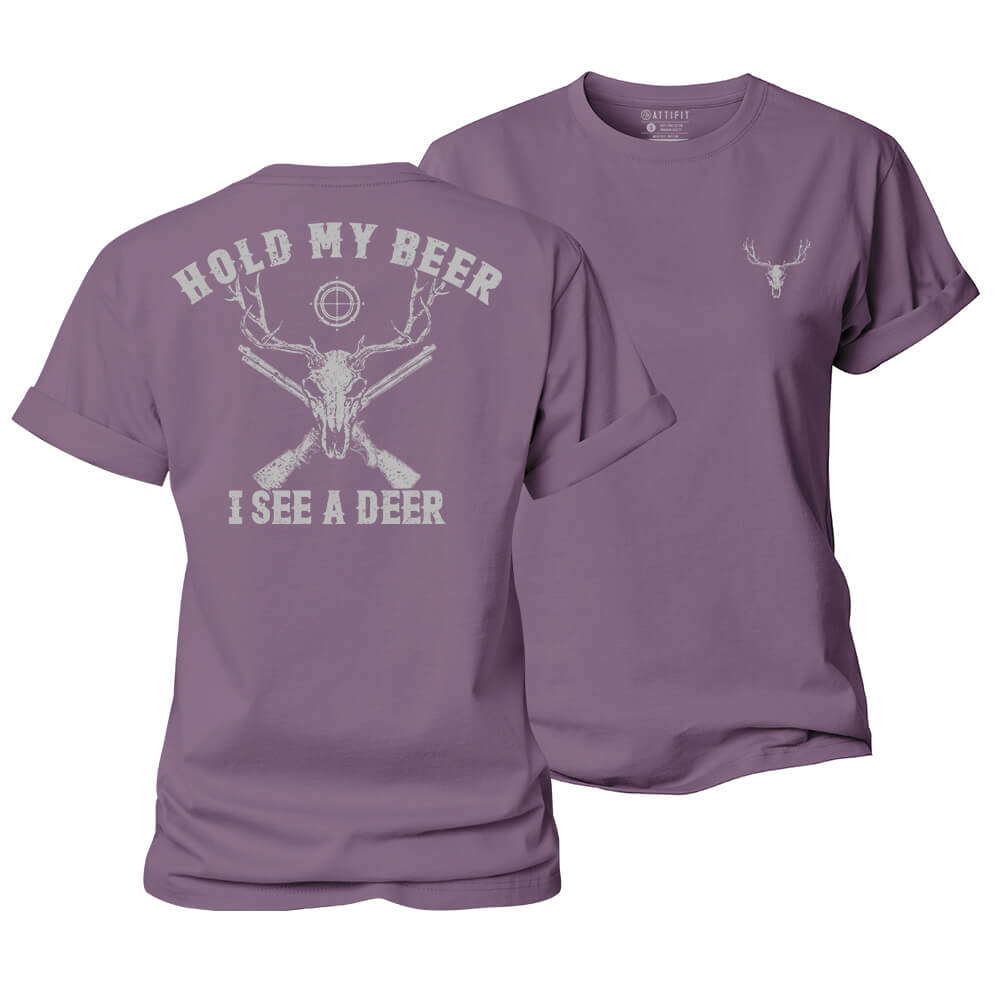 I See a Deer Women's Cotton T-Shirt