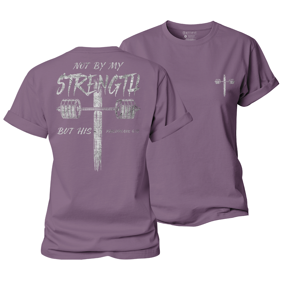 Not by My Strength but His Women's Cotton T-Shirt