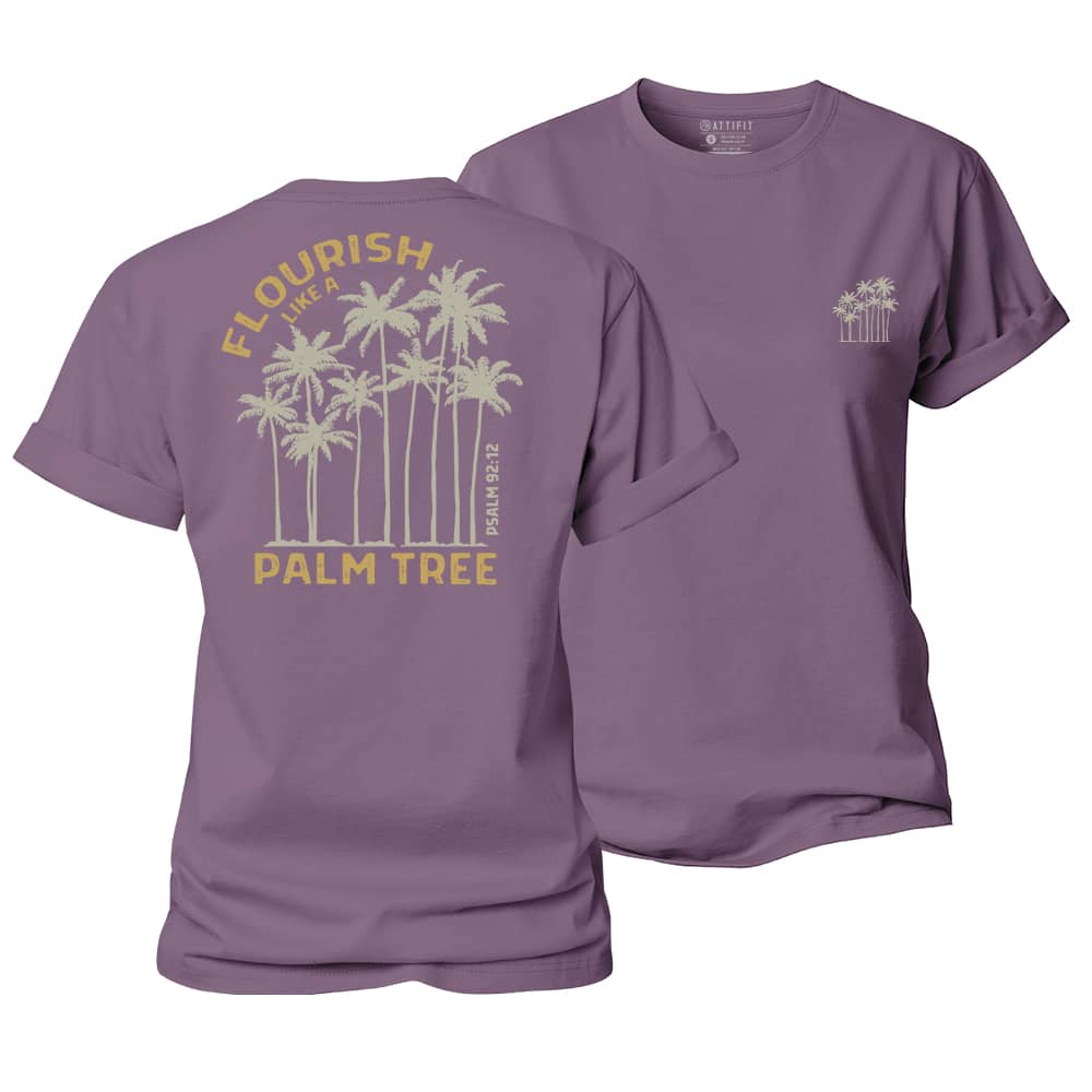 Flourish Like A Palm Tree Women's Cotton T-Shirt