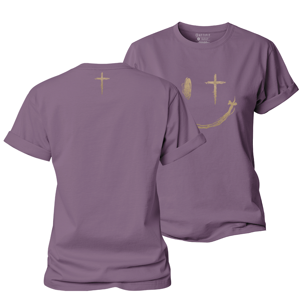 Cross Smiley Women's Cotton T-Shirt