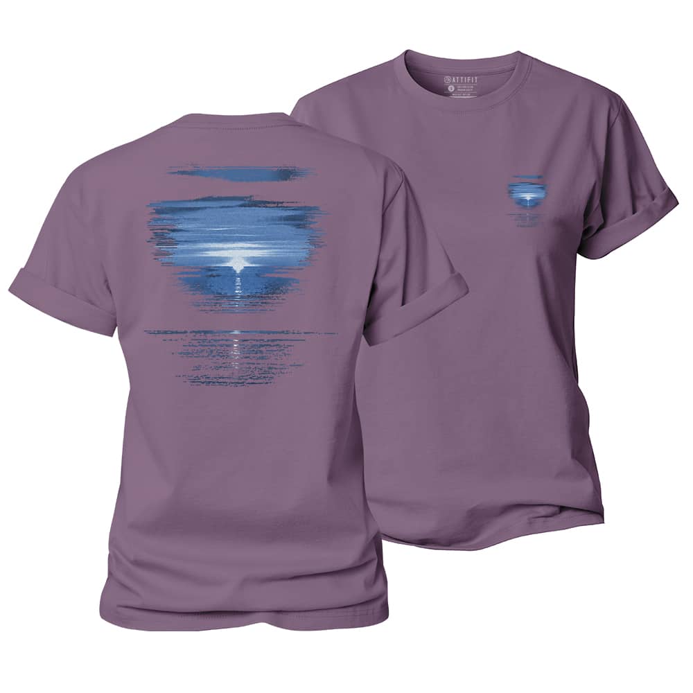Twilight Tide Women's Cotton T-Shirt