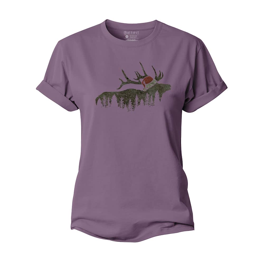 Christmas Wildlife Women's Cotton T-Shirt