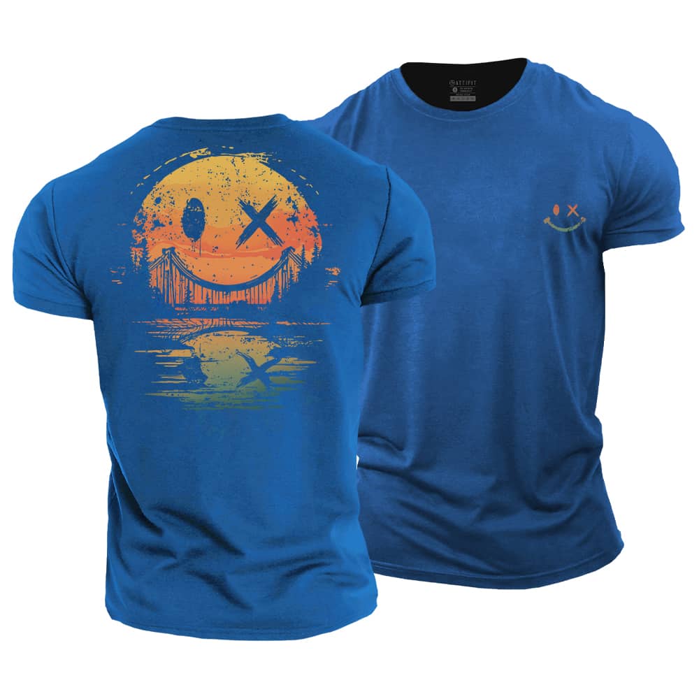 Smiley Lake Cotton T-Shirt
