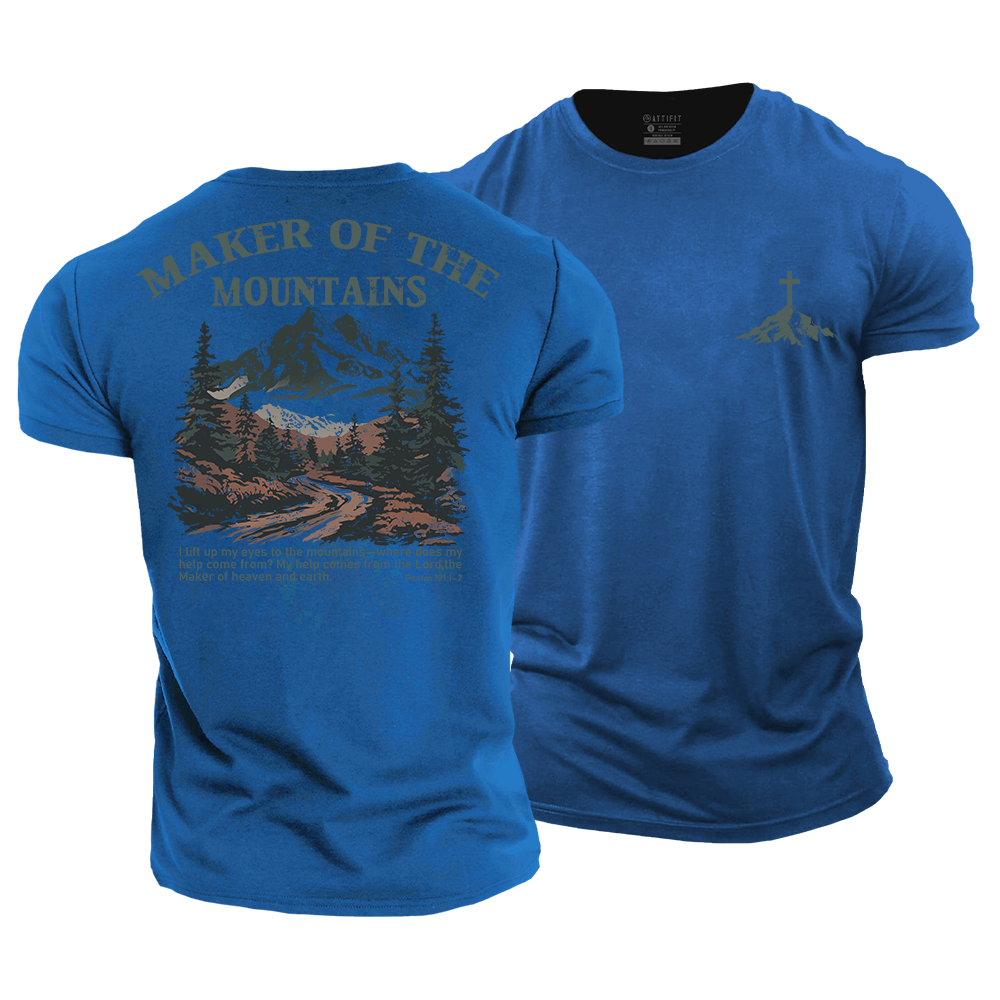 Maker of The Mountains Cotton T-Shirt