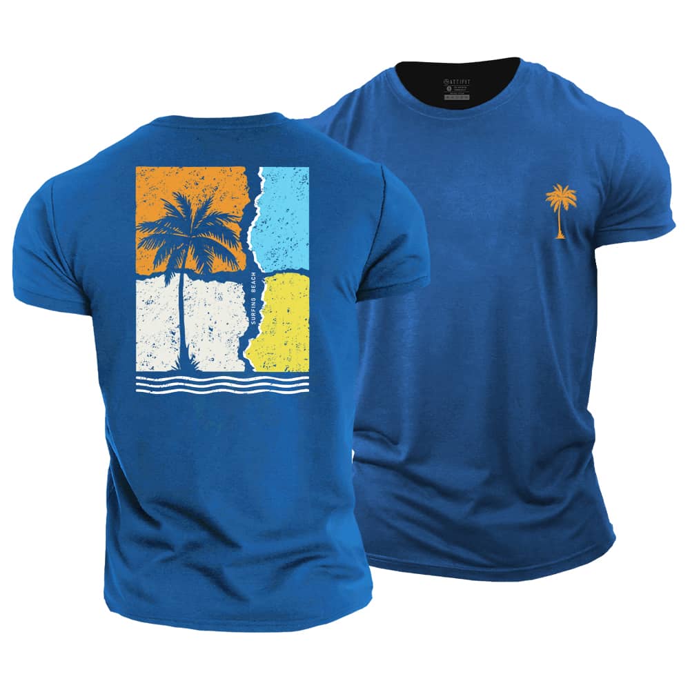 Summer Poster Cotton T-Shirt