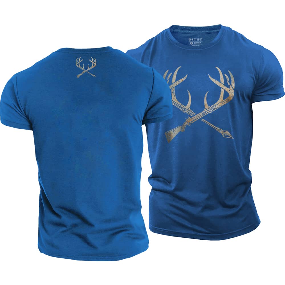 Hunting Deer Cotton T-Shirt