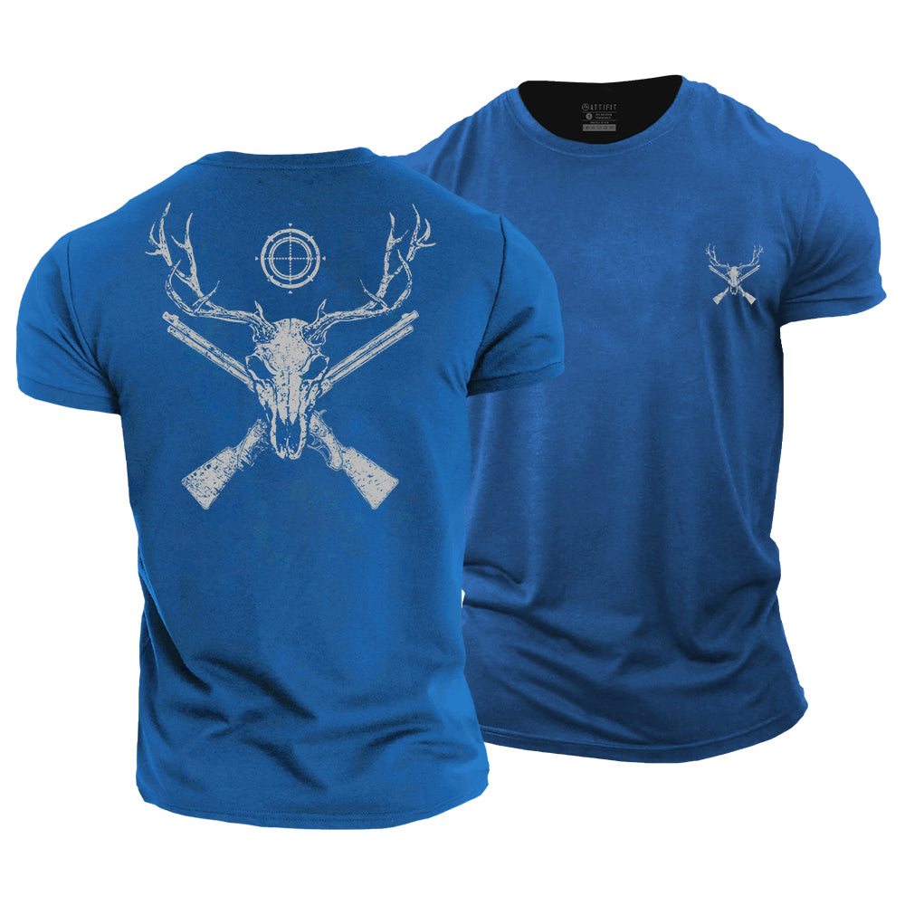 Hunt Deer Cotton T-Shirt