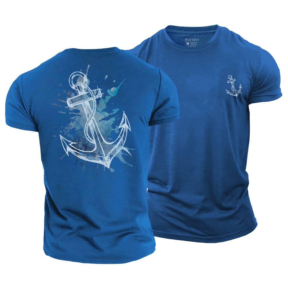 Anchor Splash Cotton T-Shirt
