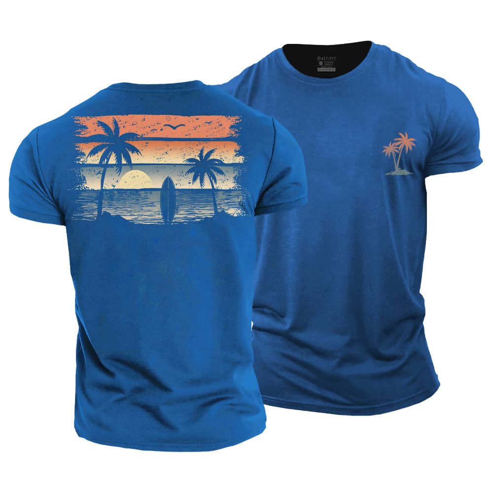Sunrise Seaside Cotton T-Shirt
