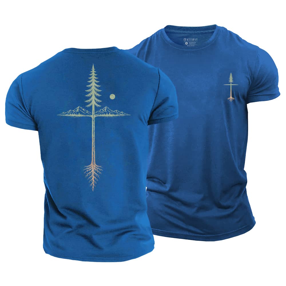 Nature Cross Cotton T-Shirt