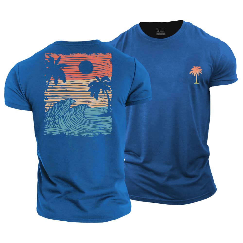 Sunset Break Cotton T-Shirt