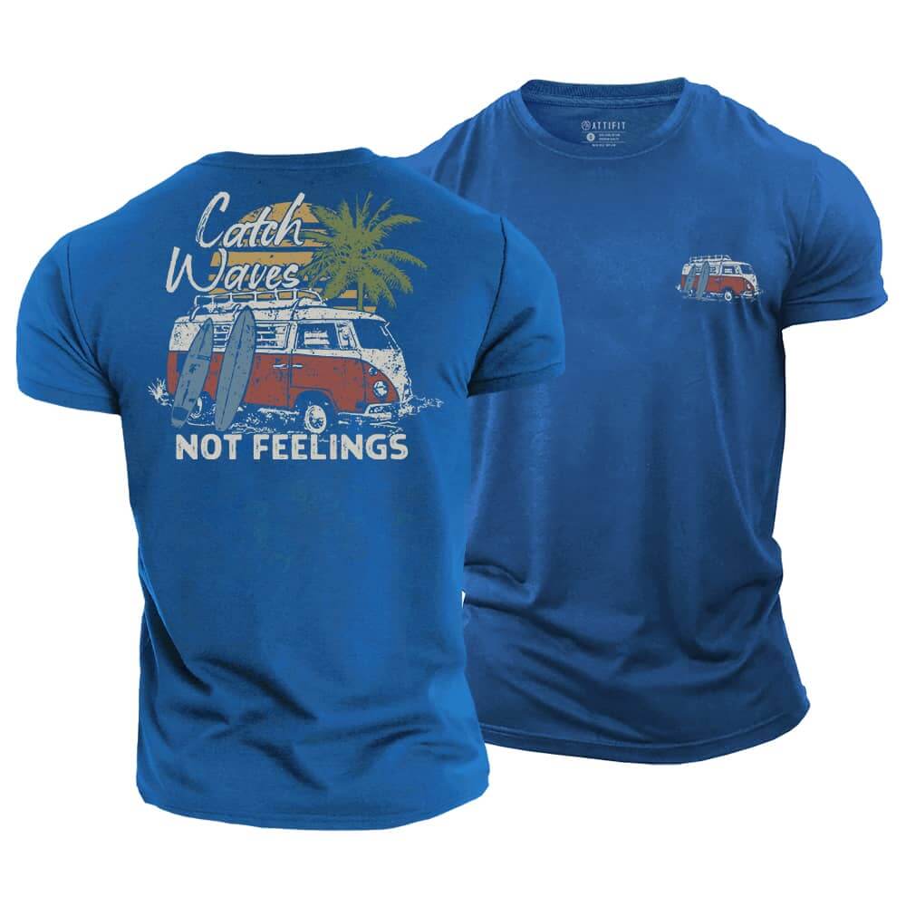 Catch Waves Cotton T-Shirt