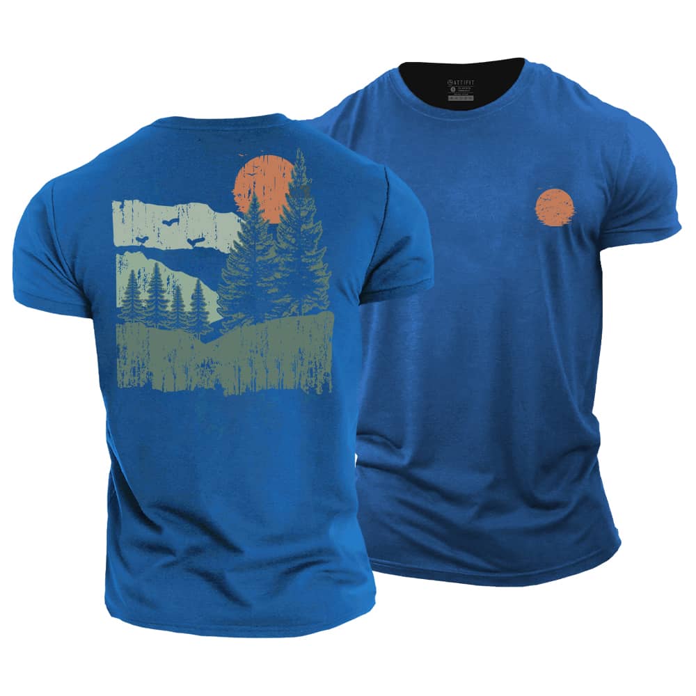 Mountain Dawn Cotton T-Shirt