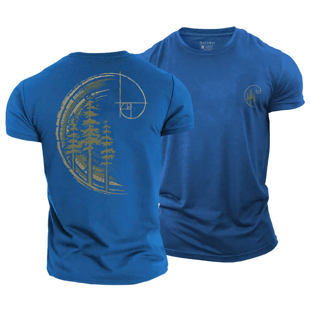 Golden Ratio Forest Cotton T-Shirt