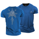 Viking Landscape Compass Cotton T-Shirt