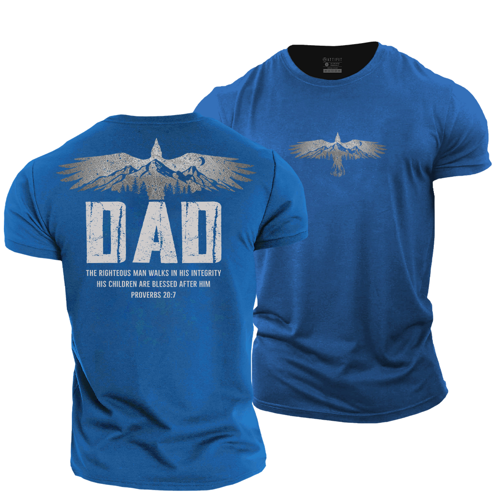 Dad: Built on Integrity Cotton T-Shirt