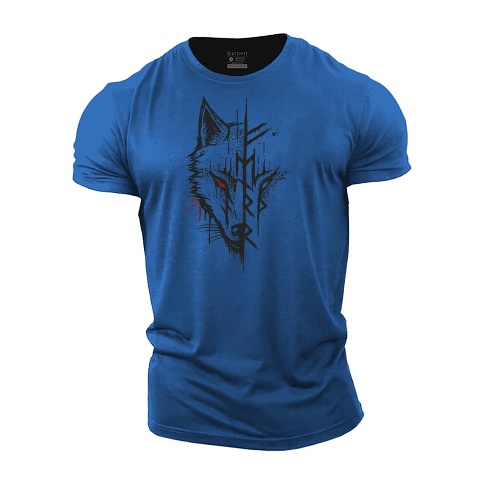 Viking Wolf Cotton T-Shirt