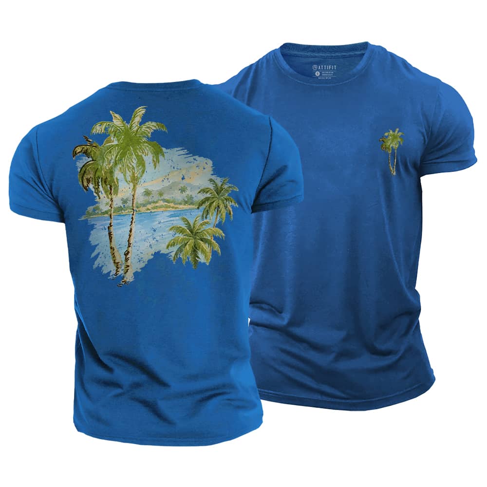 Island Brush Cotton T-Shirt