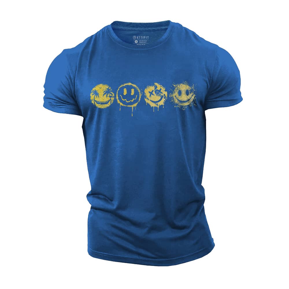 Multiple Smile Cotton T-Shirt