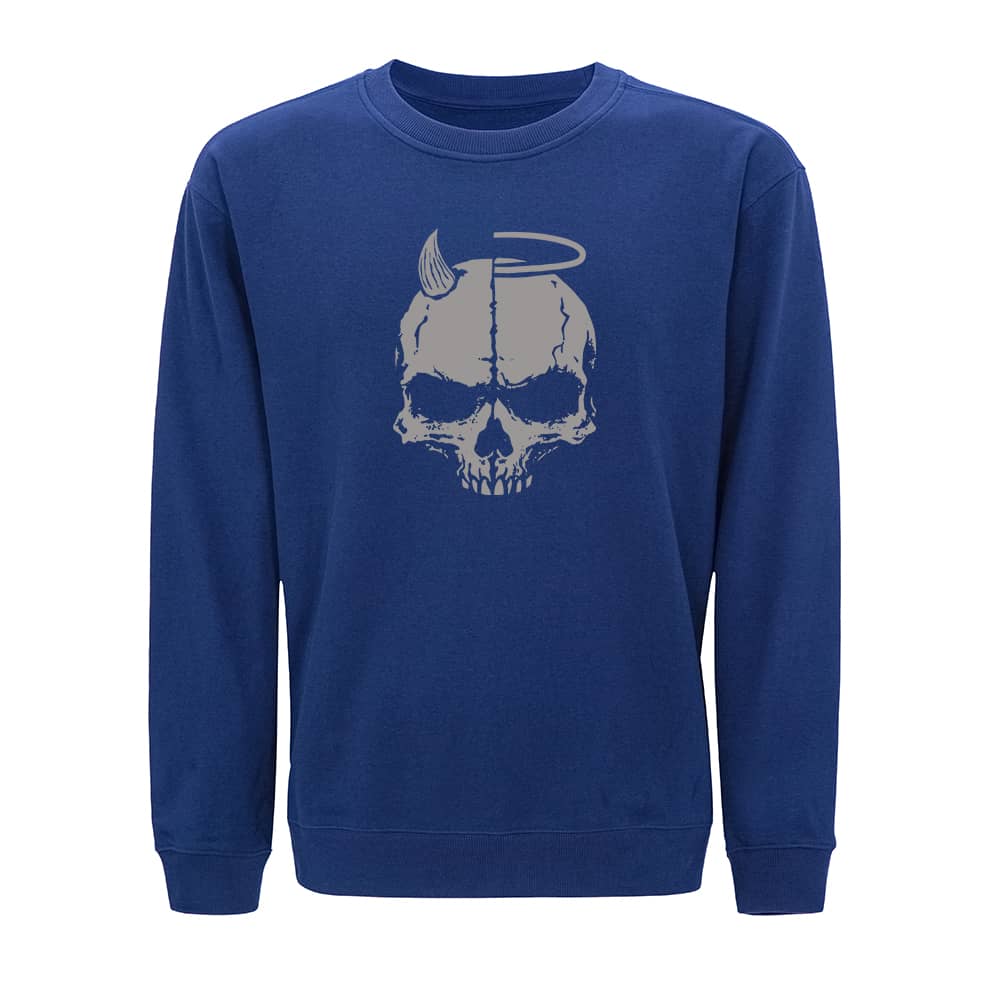 Angel Devil Skull Crewneck Sweatshirt
