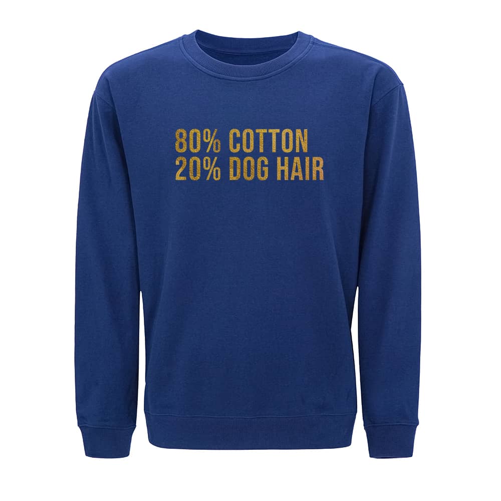 Cotton And Dog Hair Crewneck Sweatshirt