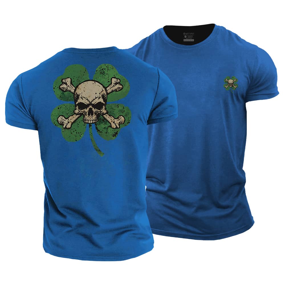 Lucky Skull Cotton T-Shirt
