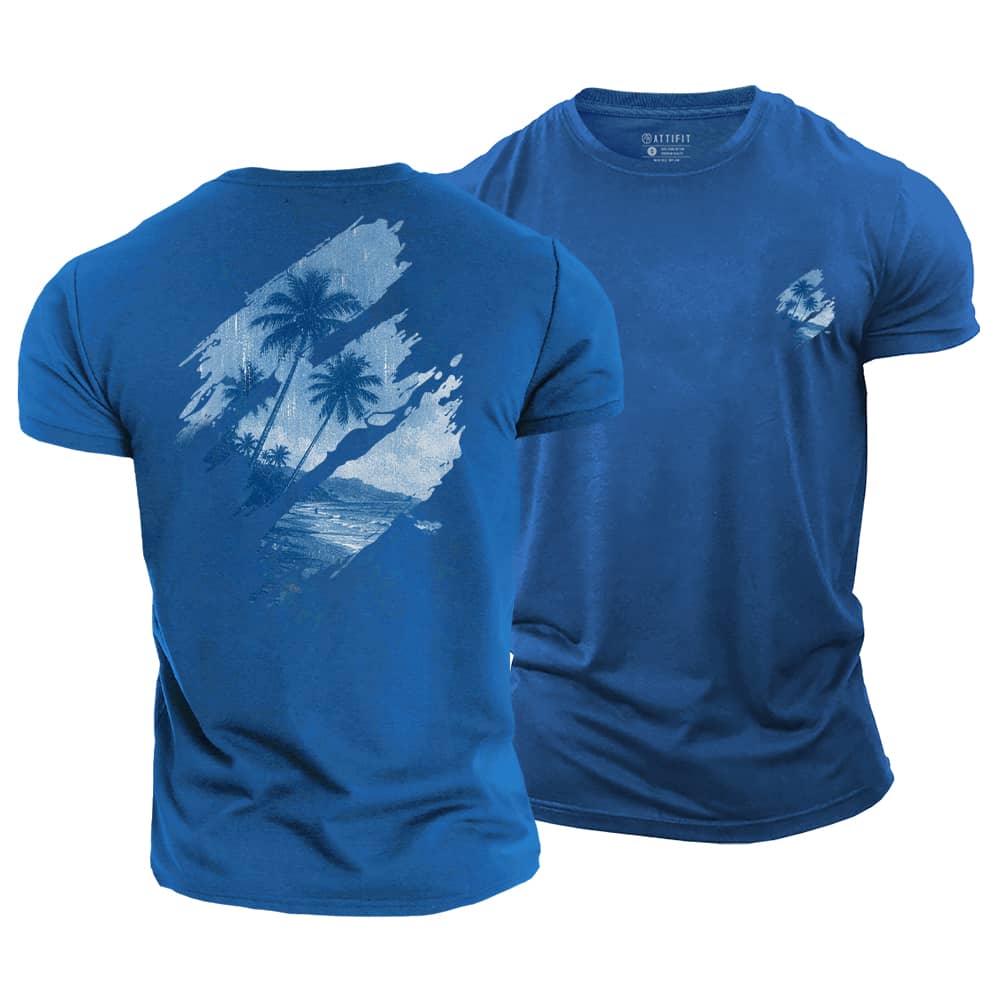 Palm Impressions Cotton T-Shirt