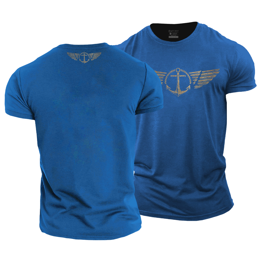 Anchor Wings Cotton T-Shirt