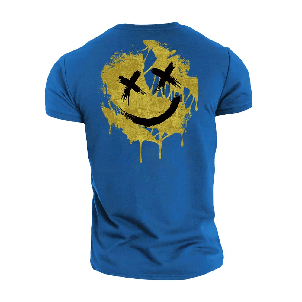 Cracking Smiley Cotton T-Shirt