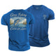 Gone Fishing Cotton T-Shirt
