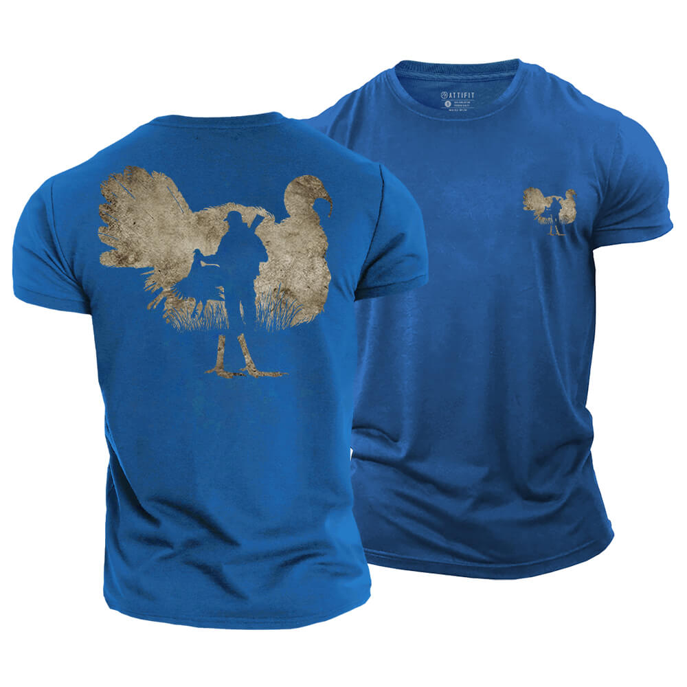 Wild Turkey Hunting Cotton T-Shirt