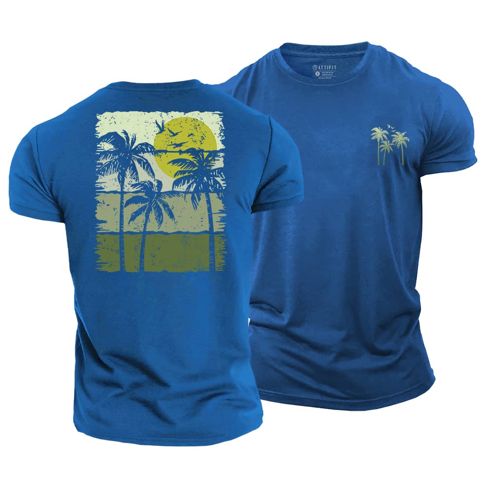Fresh Palm Tree Cotton T-Shirt