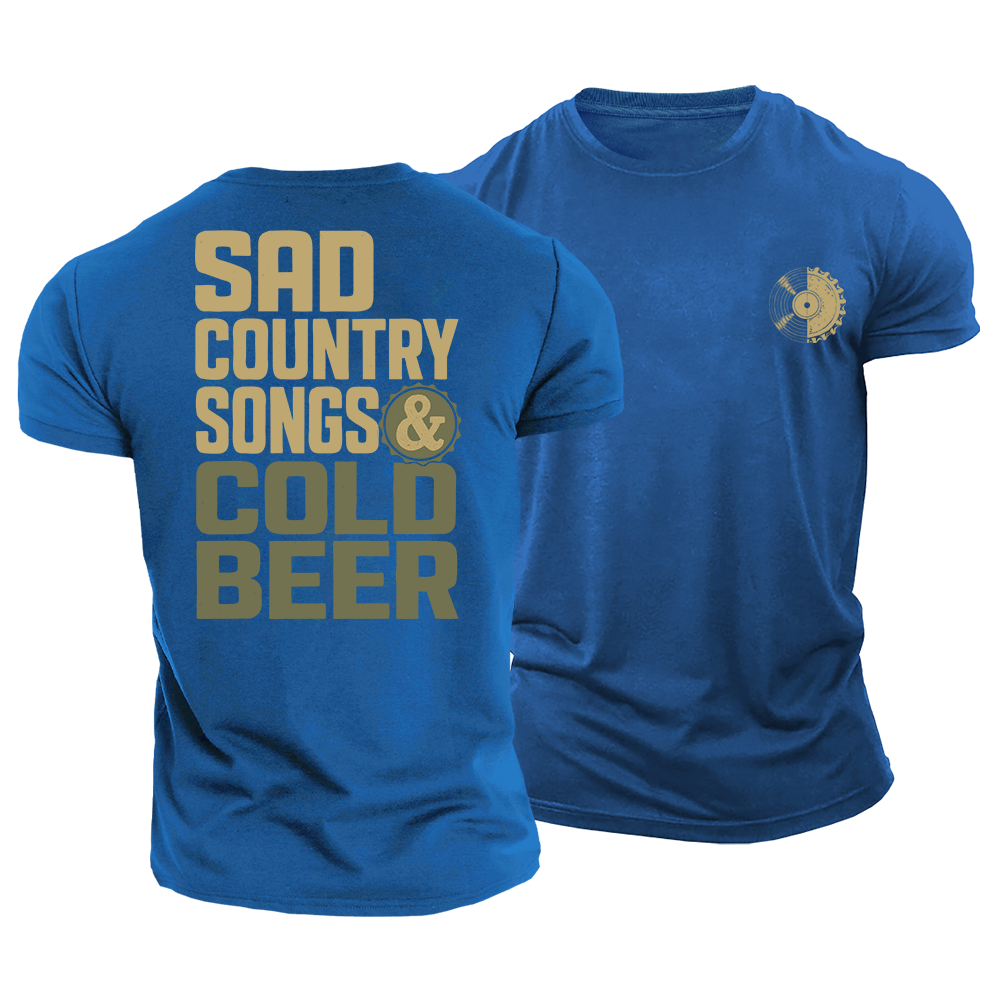 Cold Beer Country Cotton T-Shirt