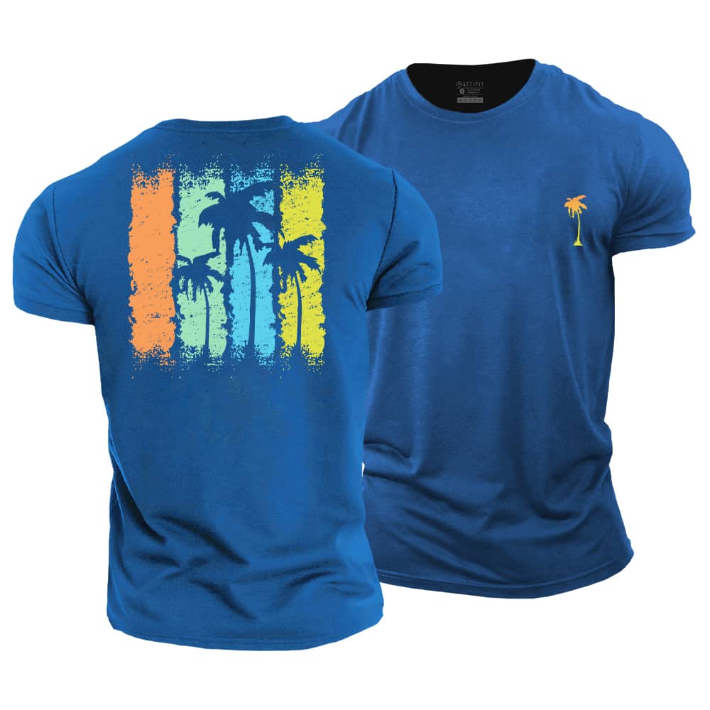 Island Blocks Cotton T-Shirt