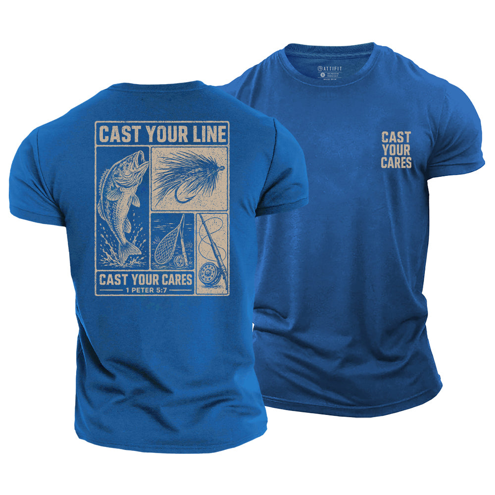 1 Peter 5:7 Cotton T-Shirt