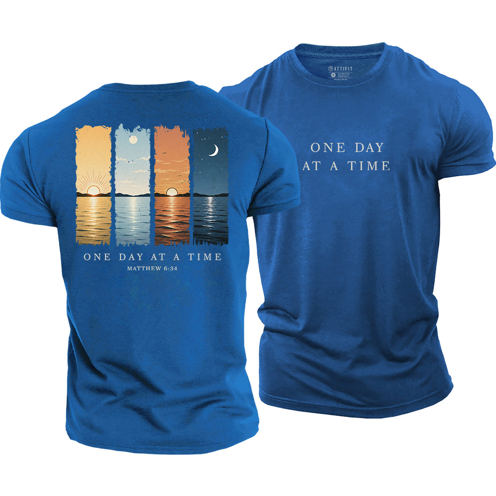 One Day At A Time Cotton T-Shirt