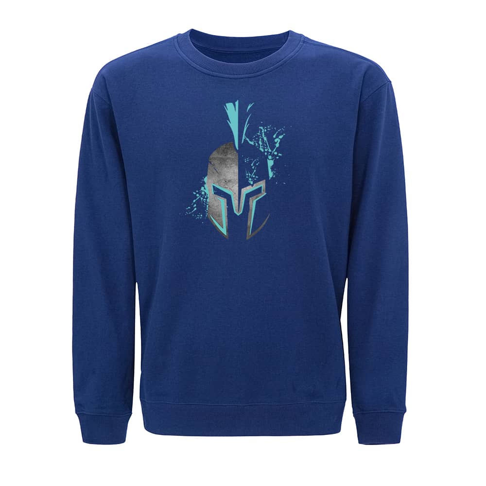 Cool Spartan Helmet Crewneck Sweatshirt