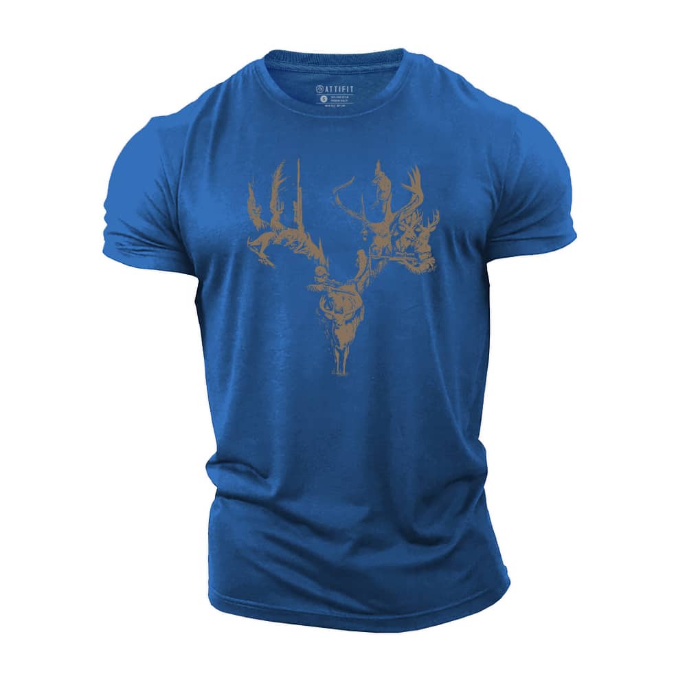 Hunt Deer Cotton T-Shirt