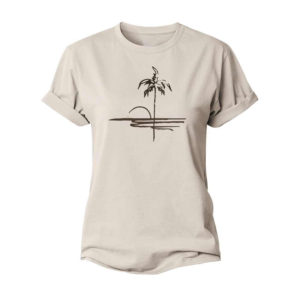 Simple Beach Women's Cotton T-Shirt