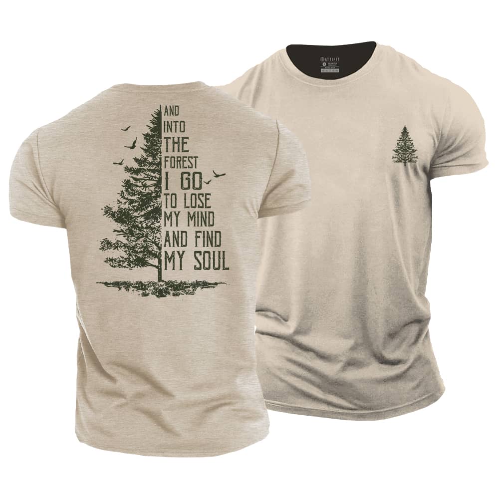 Find Soul In Forest Cotton T-Shirt