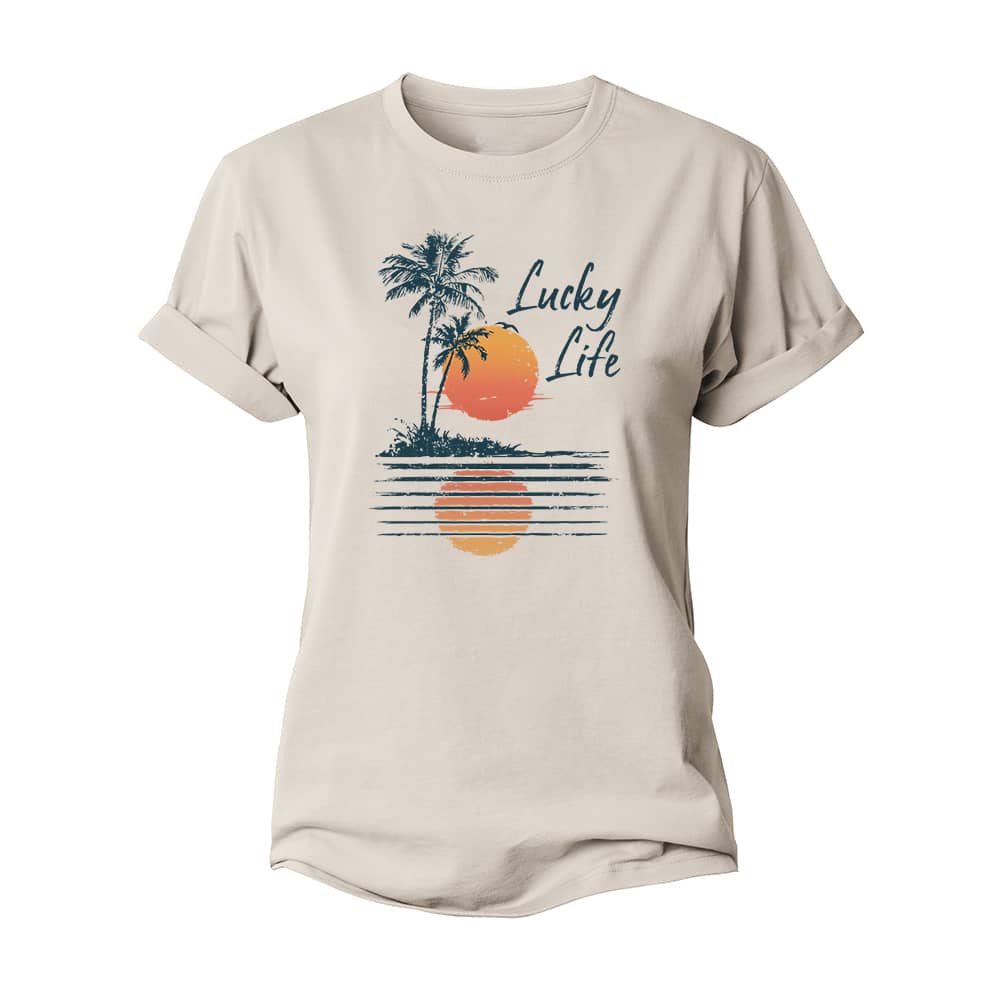 Lucky Life Women's Cotton T-Shirt