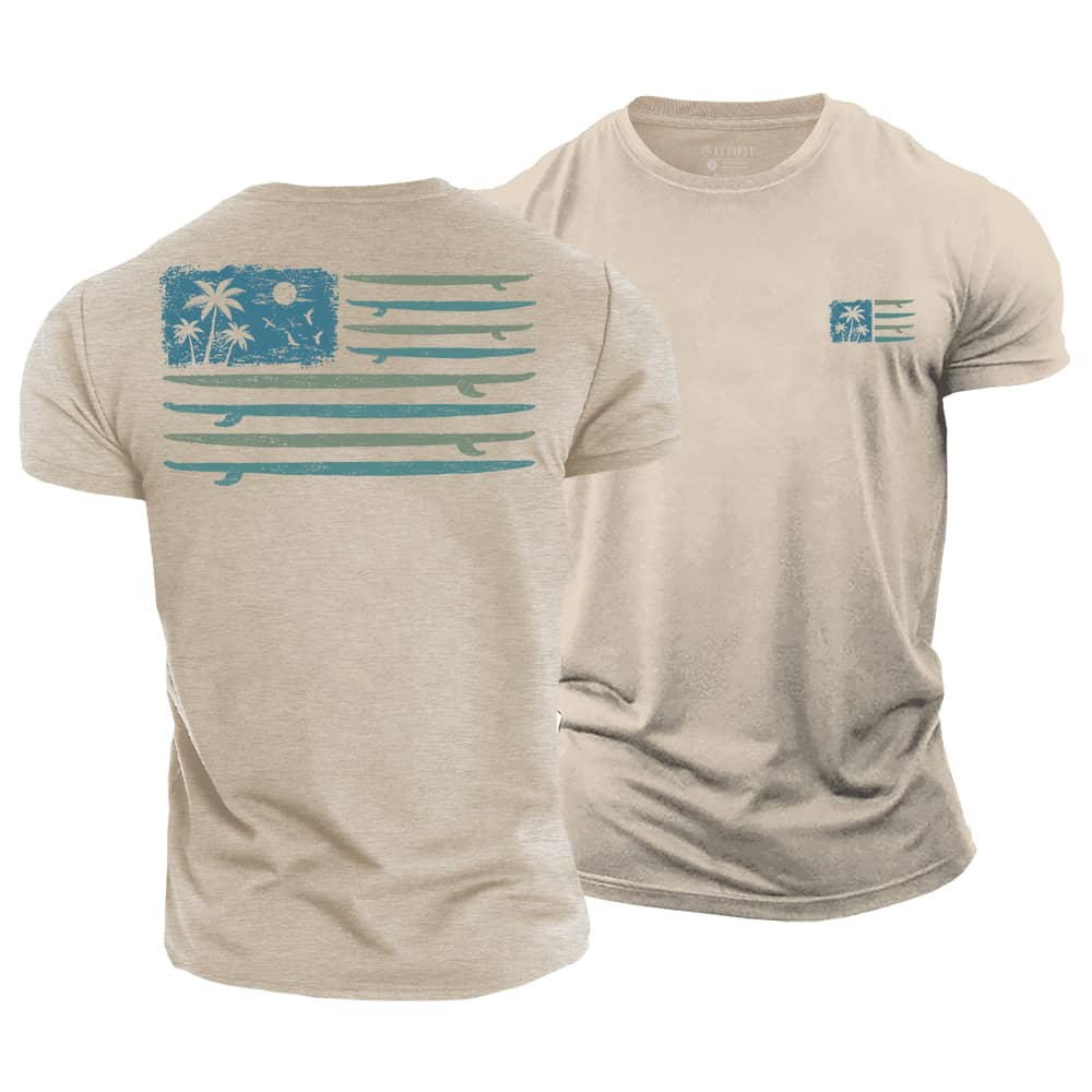 Surf Flag Cotton T-Shirt