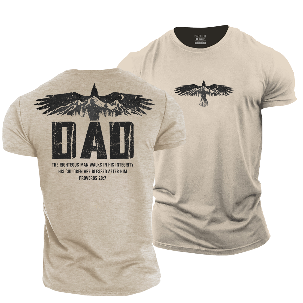 Dad: Built on Integrity Cotton T-Shirt