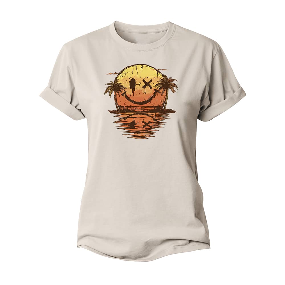 Smiley Sea Women's Cotton T-Shirt