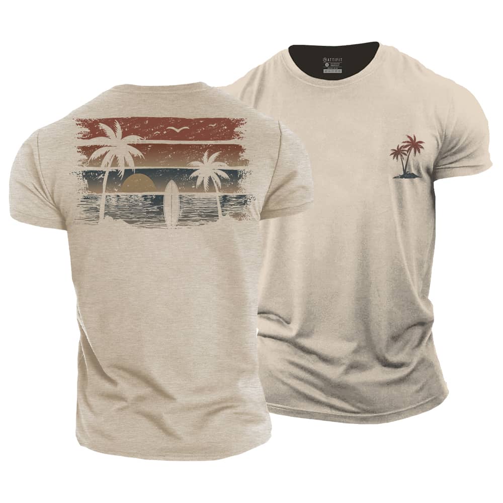 Sunrise Seaside Cotton T-Shirt